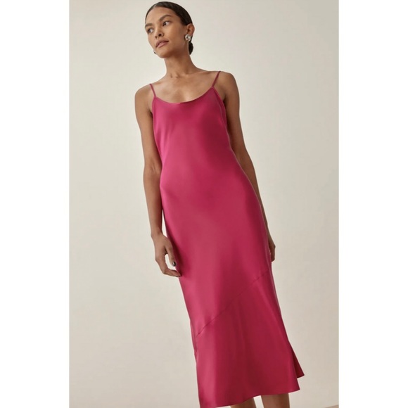 NWT Reformation Alissa Silk Slip Dress - Picture 5 of 6